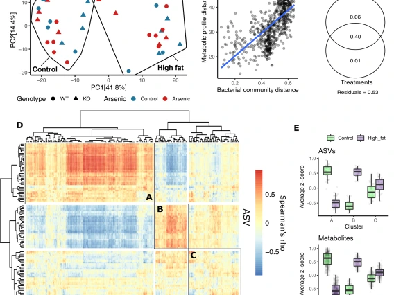 Sample quantitative results